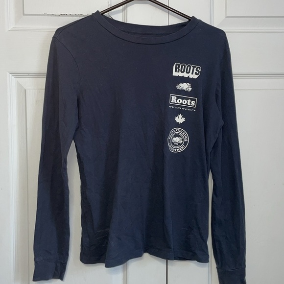 Roots grey Long Sleeve medium with logo - Picture 2 of 4